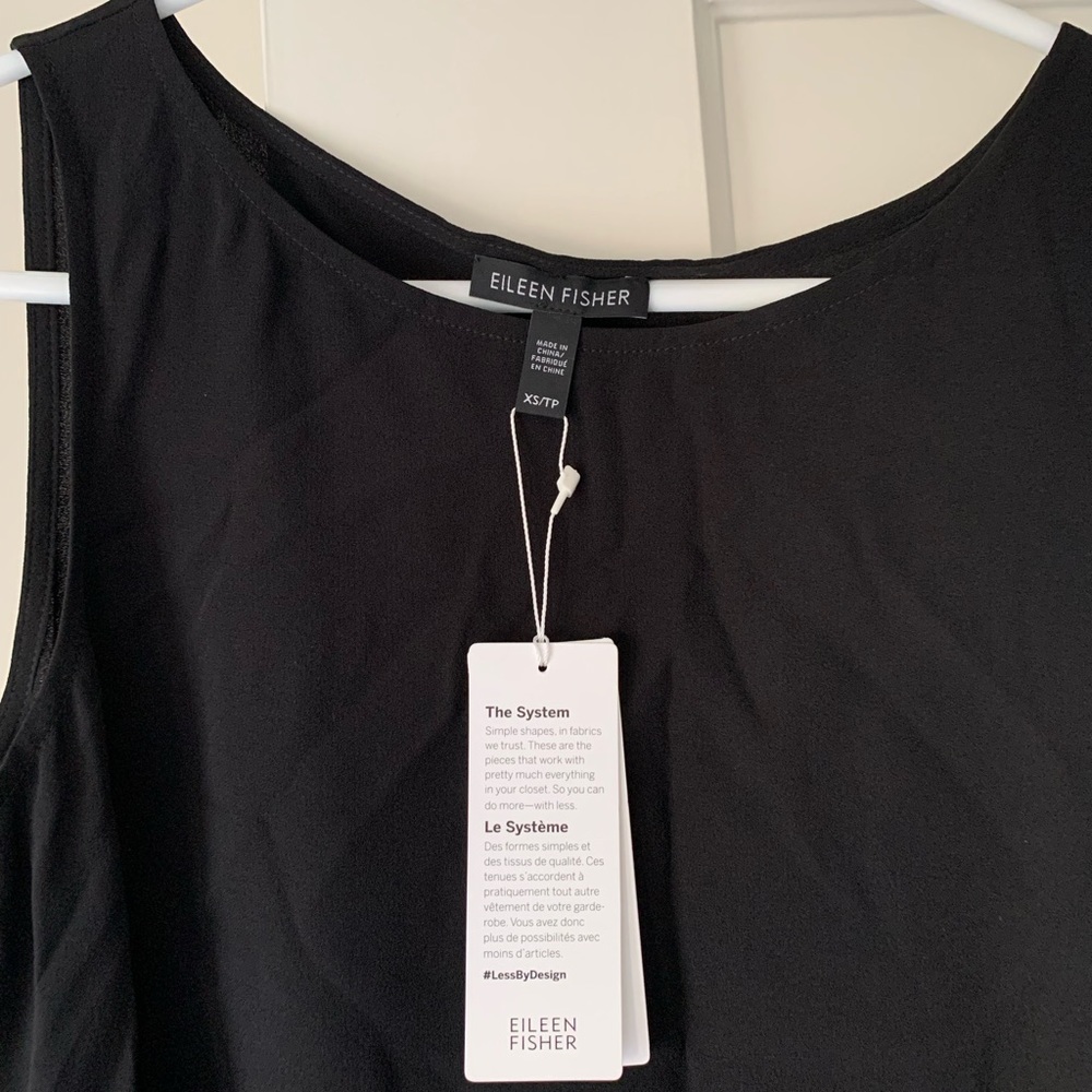 NWT Eileen Fisher the System silk tank size XS